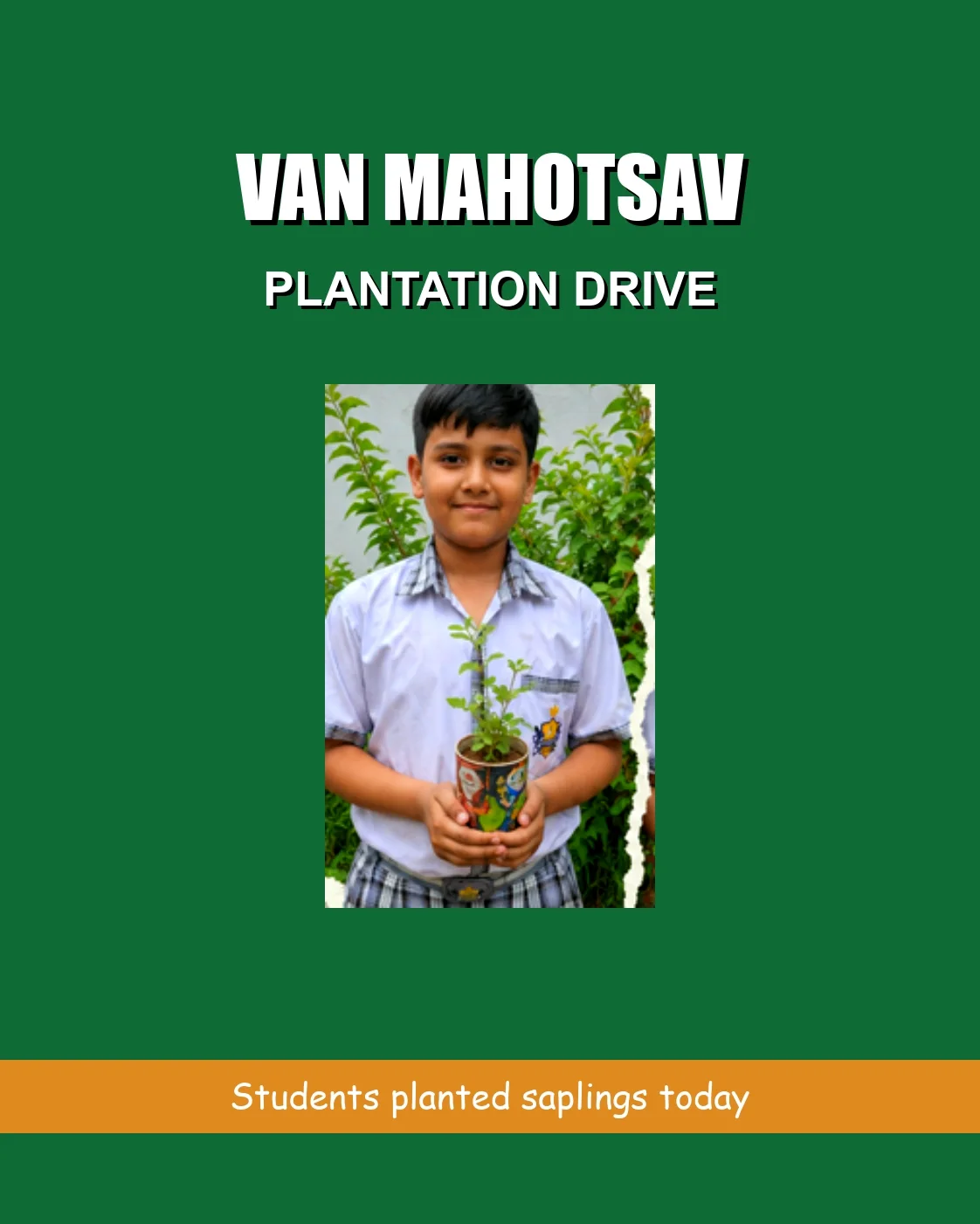 Plantation drive post, typical version