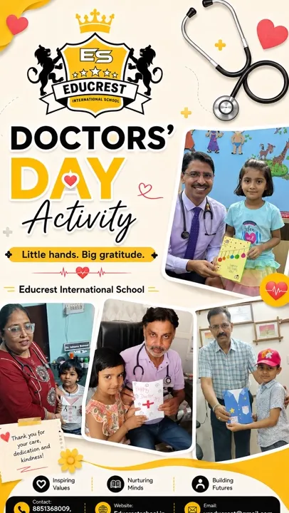 Doctor's Day celebration reel for a school social media channel
