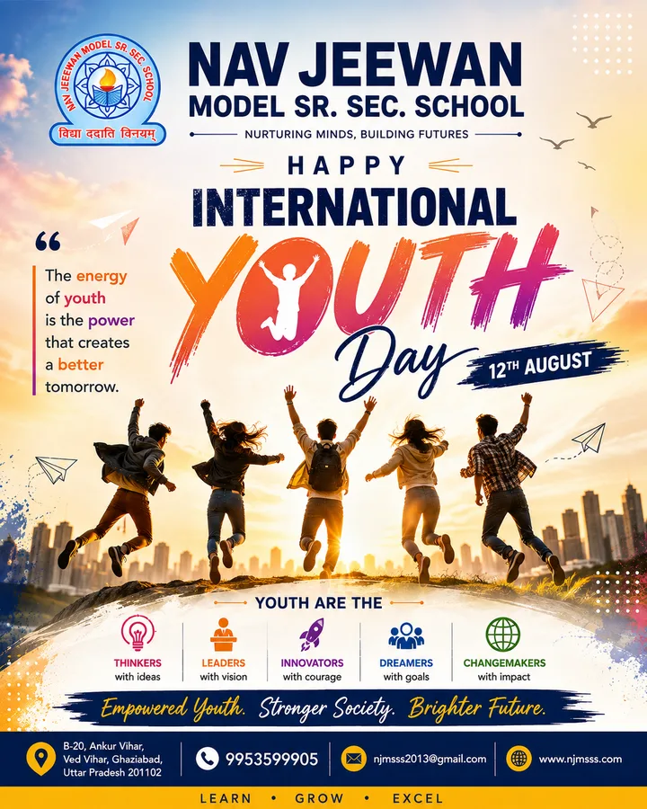 Youth Day creative designed for a school social media feed